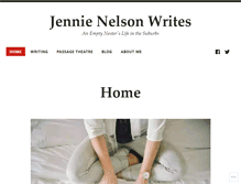 Tablet Screenshot of jenniewrites.com